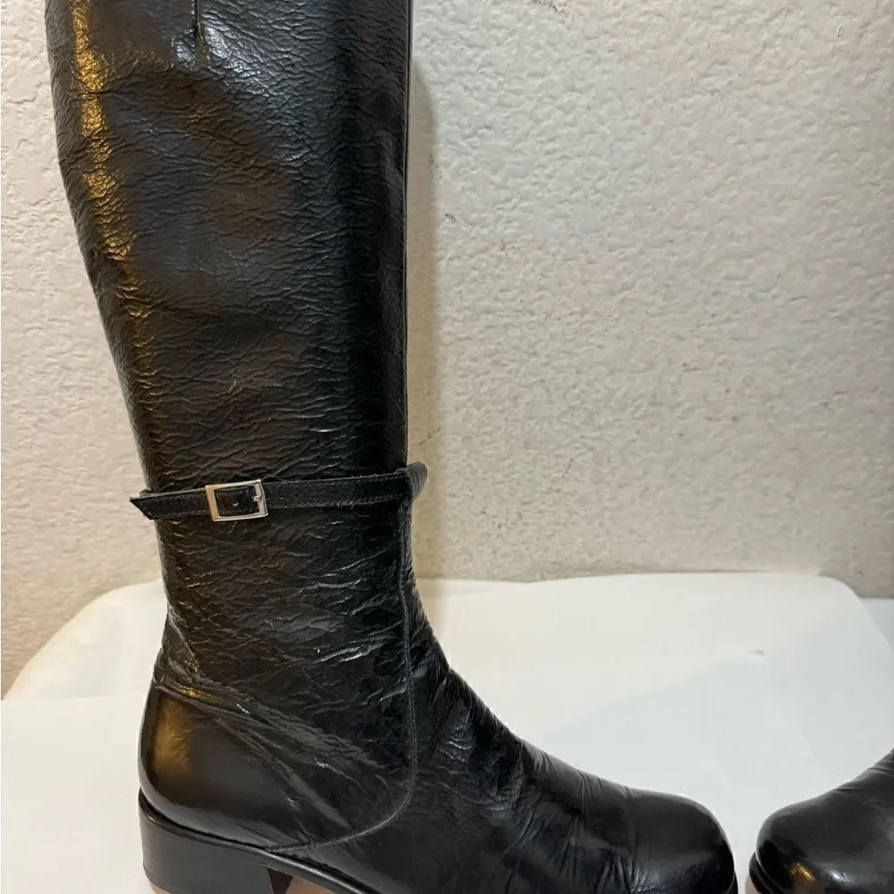 ANYA Ponorovskaya NYC boots women size 38 patent